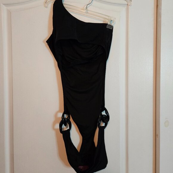 Victoria's Secret Black One-Shoulder Swimsuit - Picture 6 of 7
